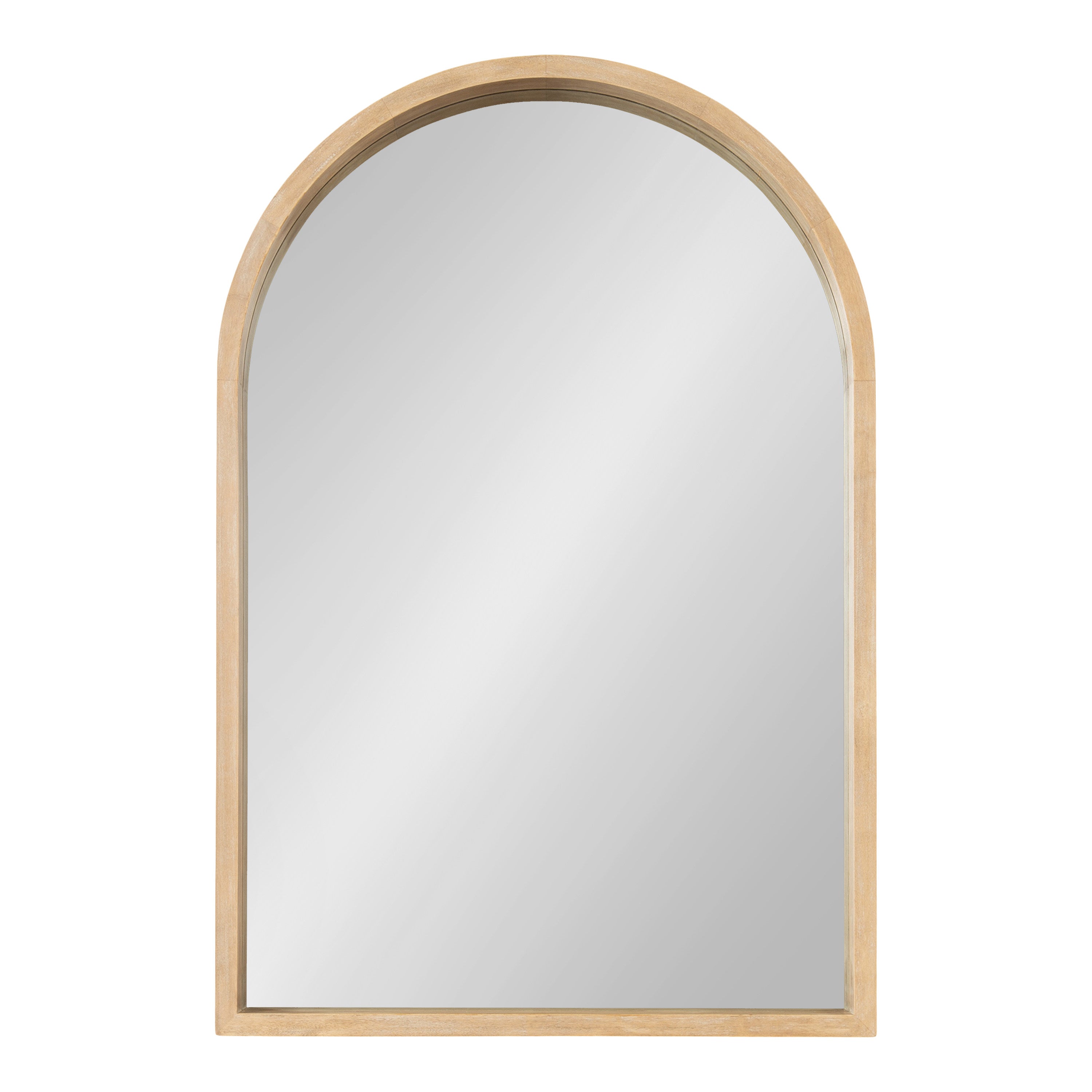 Arch Mirror Natural Beige 24x36 3