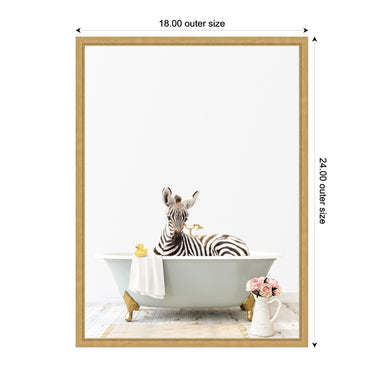 Framed Canvas Sylvie Bright Gold 18x24 2
