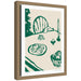 Framed Canvas Sylvie Dark Gold 10x13 1