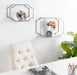 Accent Shelf Silver 2 Piece 18 inch 6