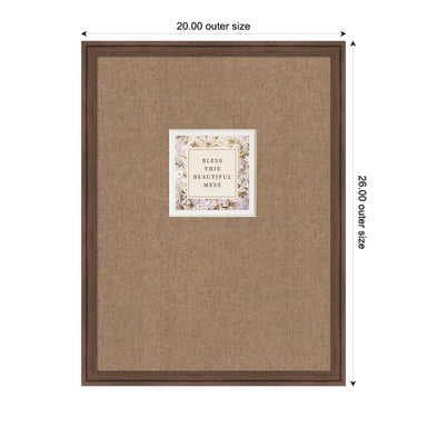 Framed Art 20x26 Florence Medium Brown 2