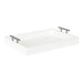 Single Tray White Silver 17x13 1