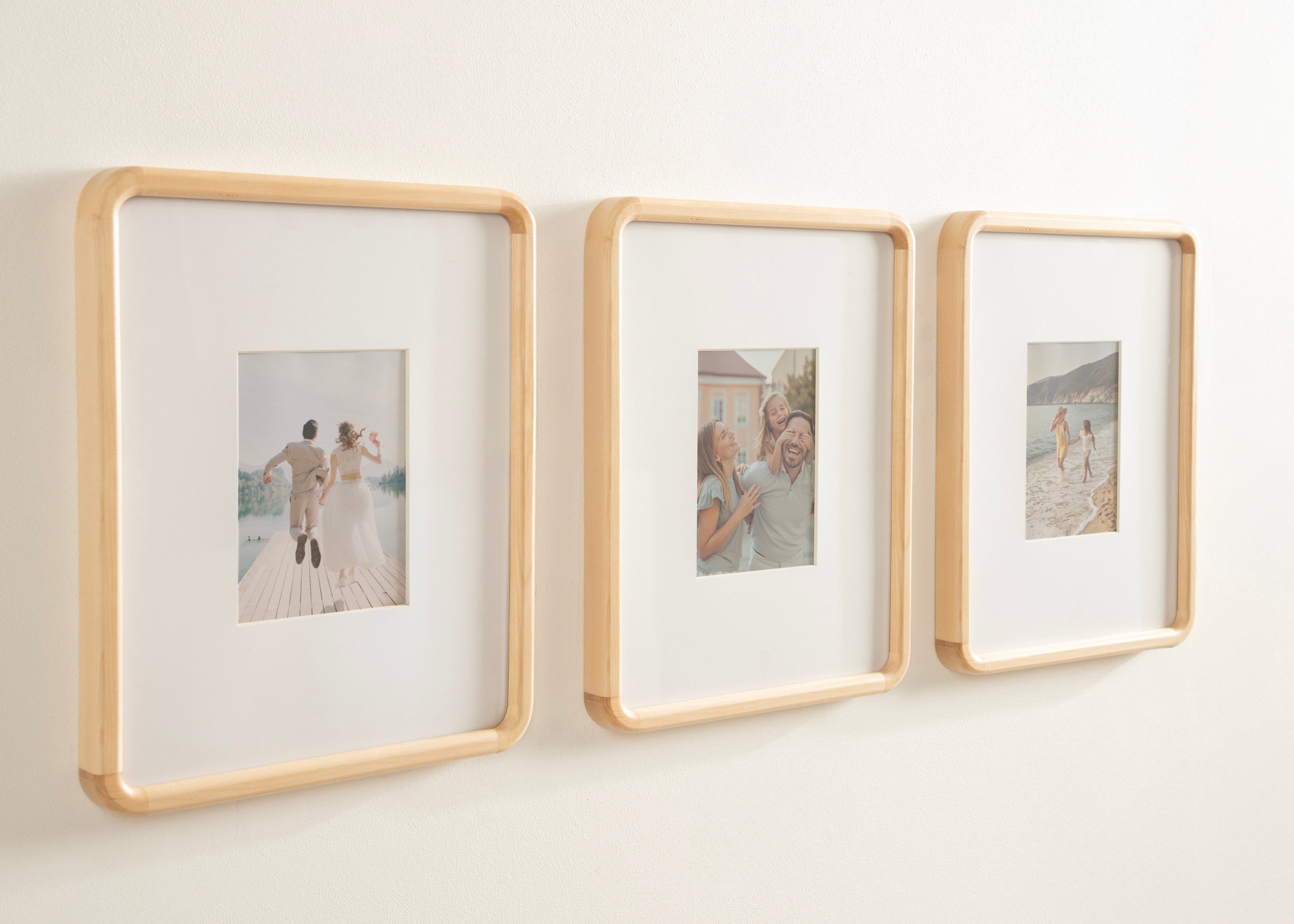Wall Frame 11x14 matted to 5x7 Natural 7