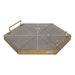 Single Tray Gold Gray 16" Diameter 4
