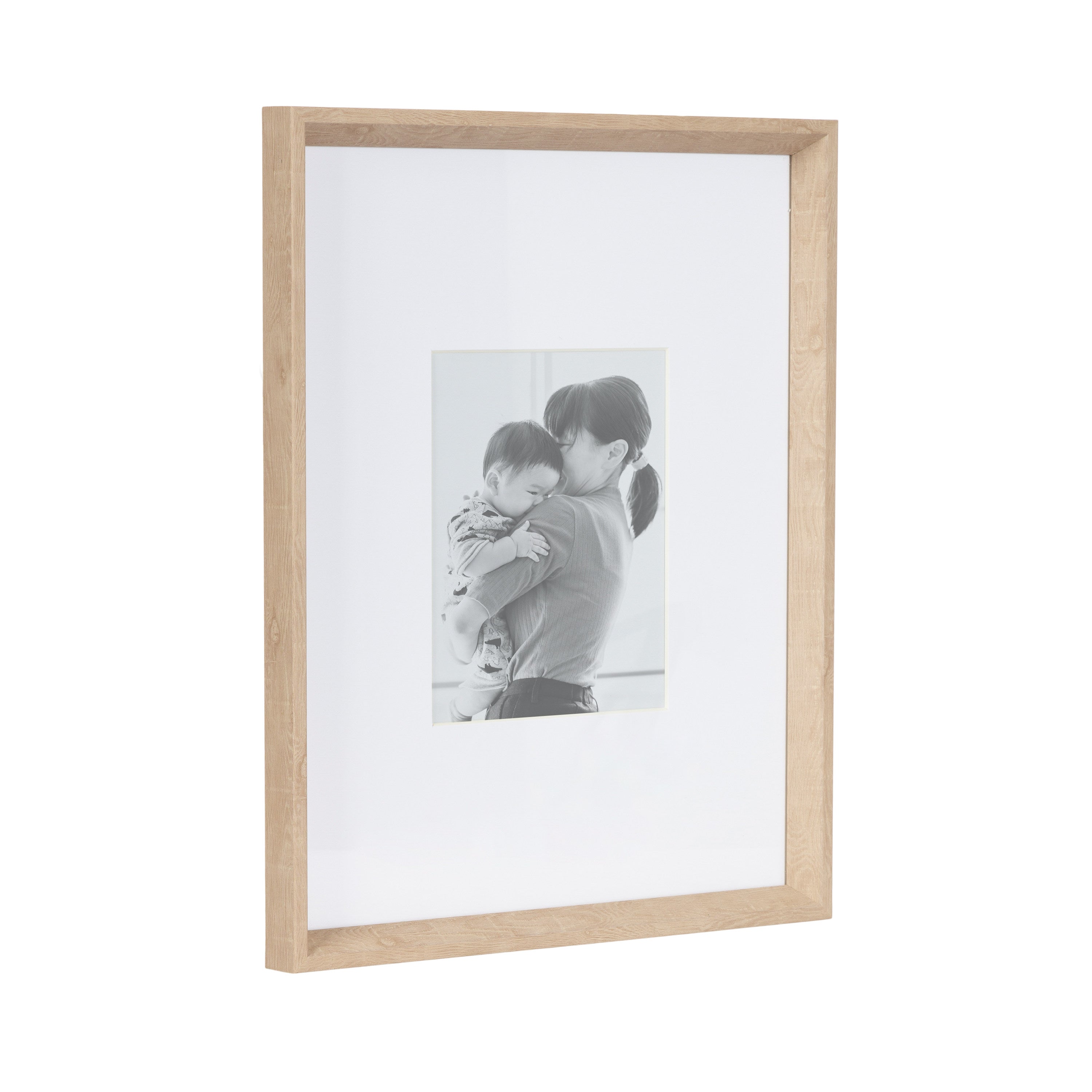 Wall Frame Natural 16x20 matted to 8x10 5