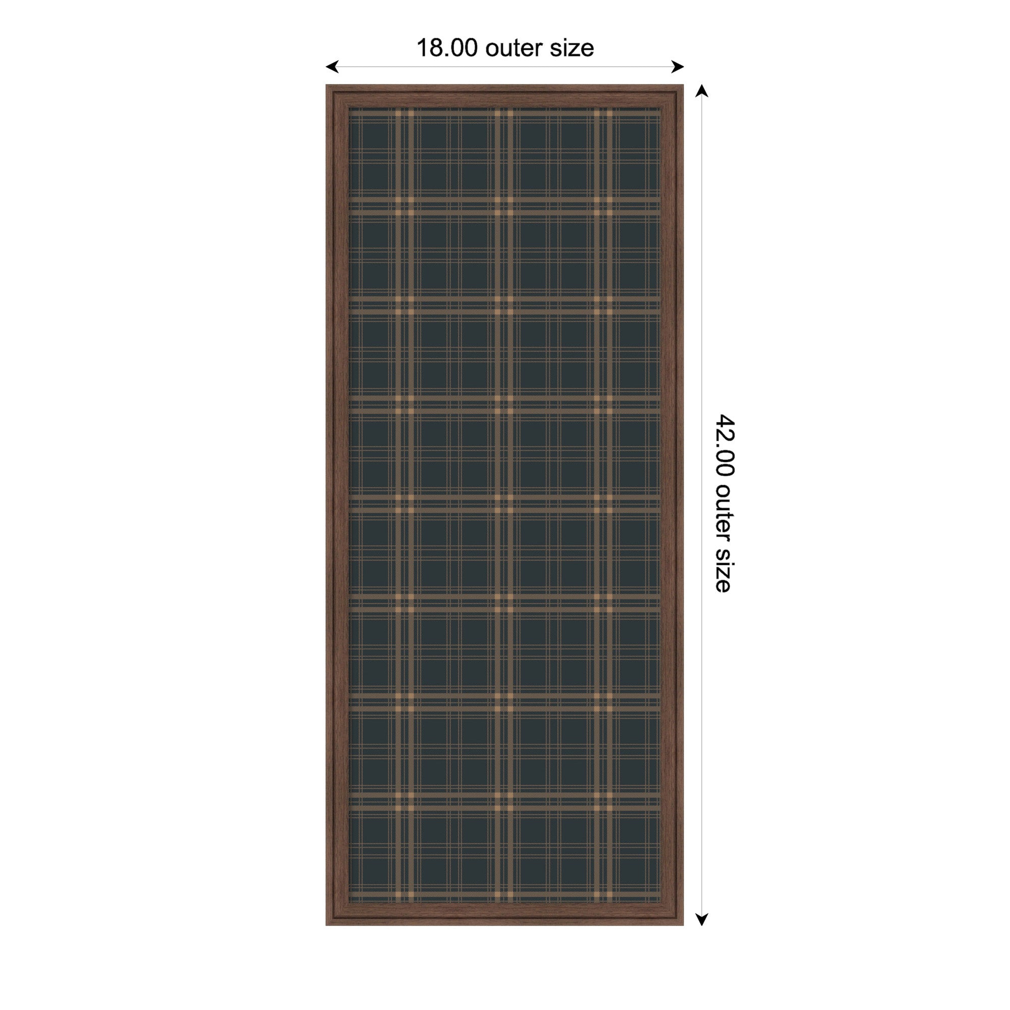 Pinboard 18x42 Florence Medium Brown 2