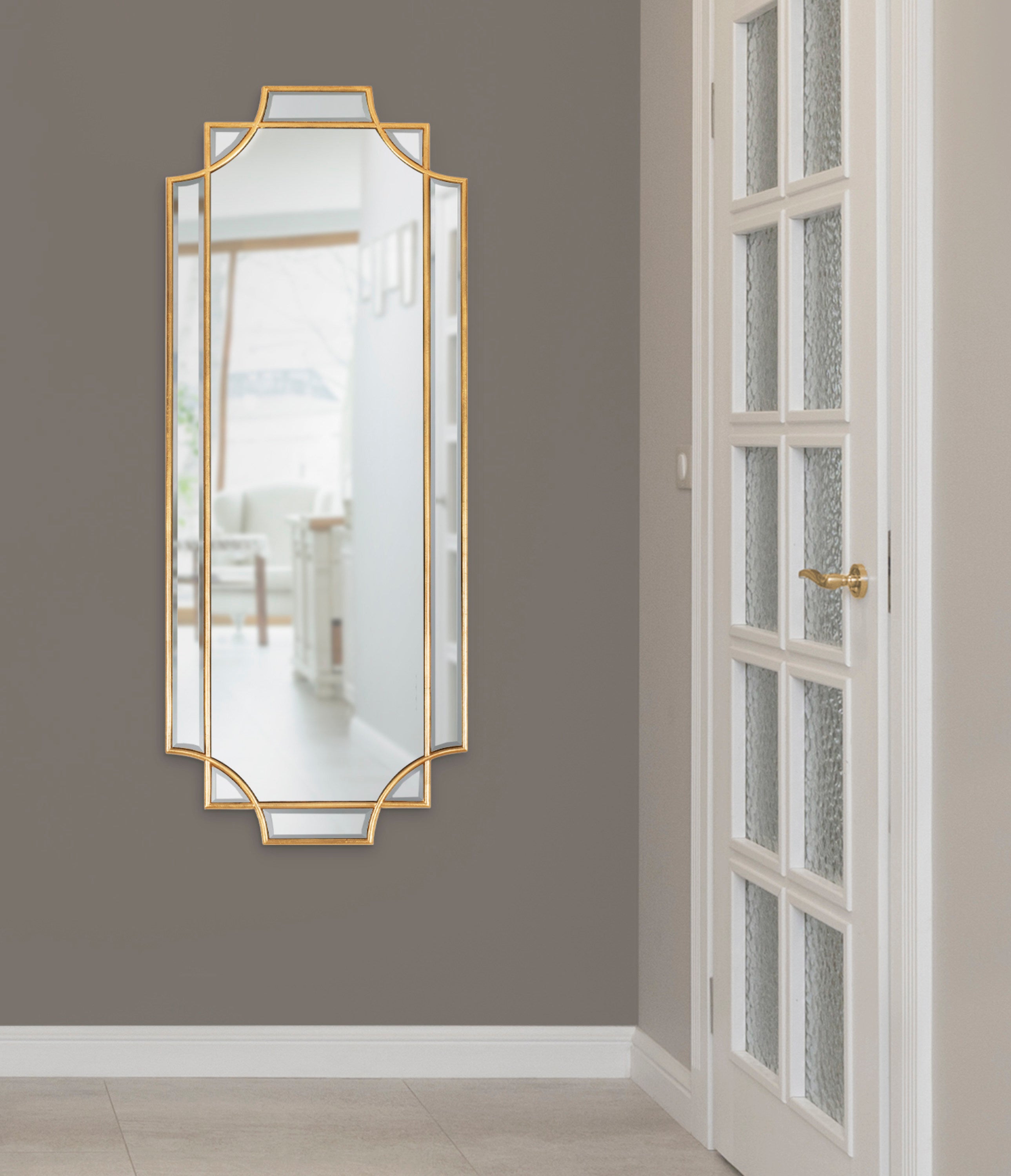 Full Length Mirror 16x42 Gold 7