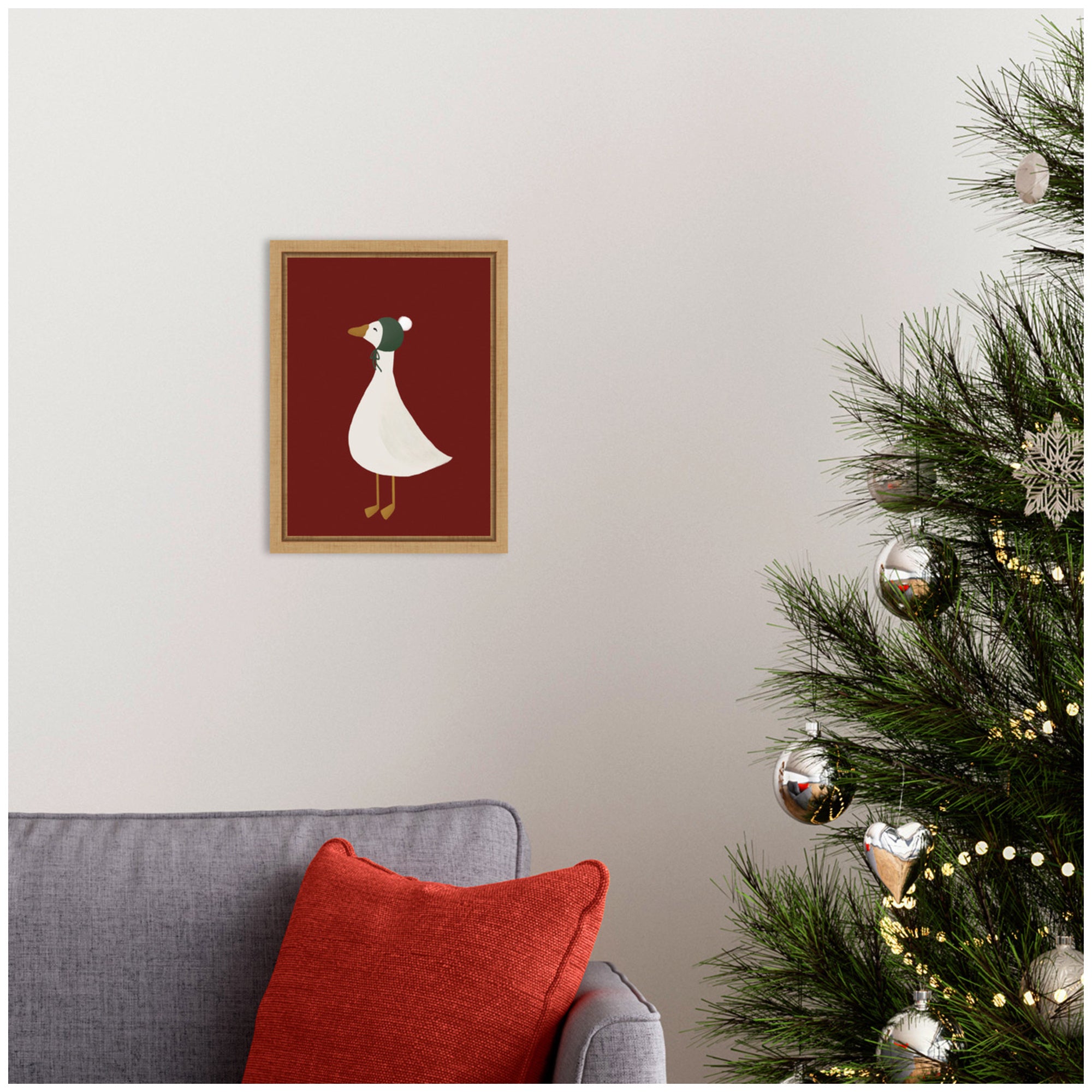 Framed Canvas Sylvie Natural 10x13 5