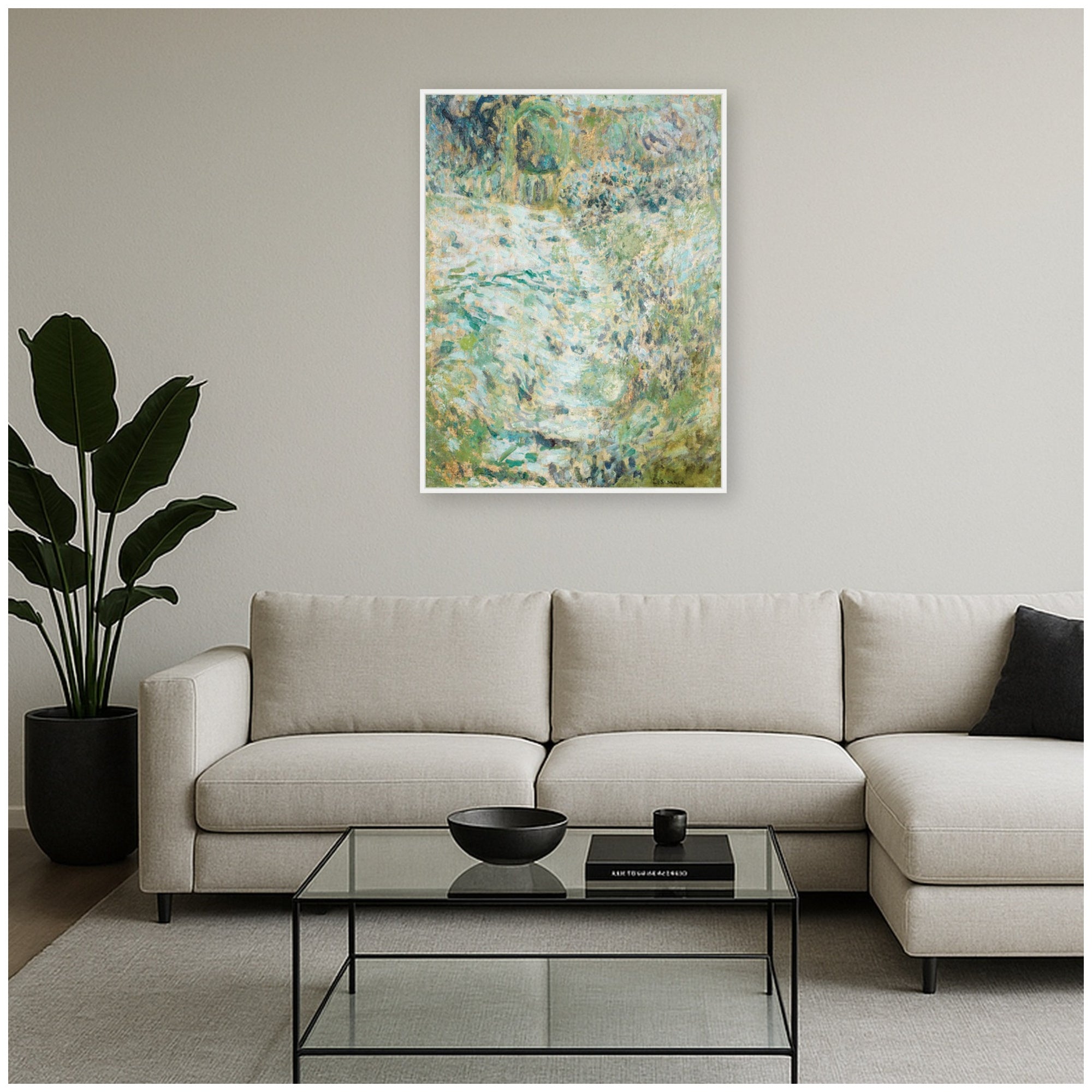 Framed Canvas 32x42 Sylvie White 6