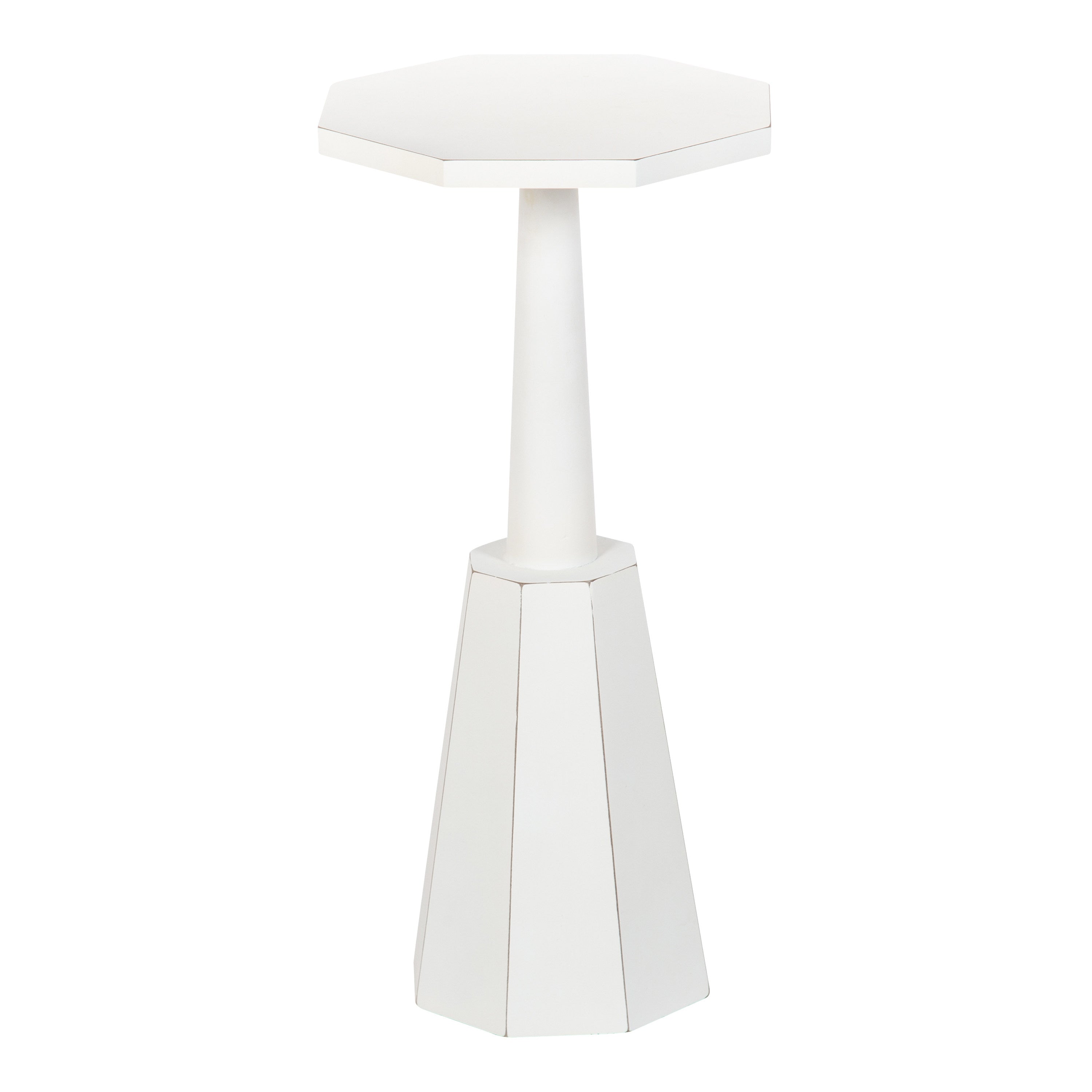 Drink Table White 11x11x24 1