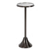 Drink Table Mirror Pewter 10x10x23 1