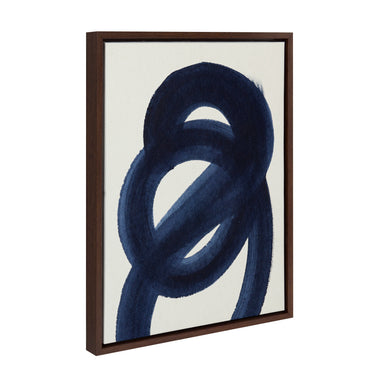 Framed Canvas Sylvie Walnut 18x24 2