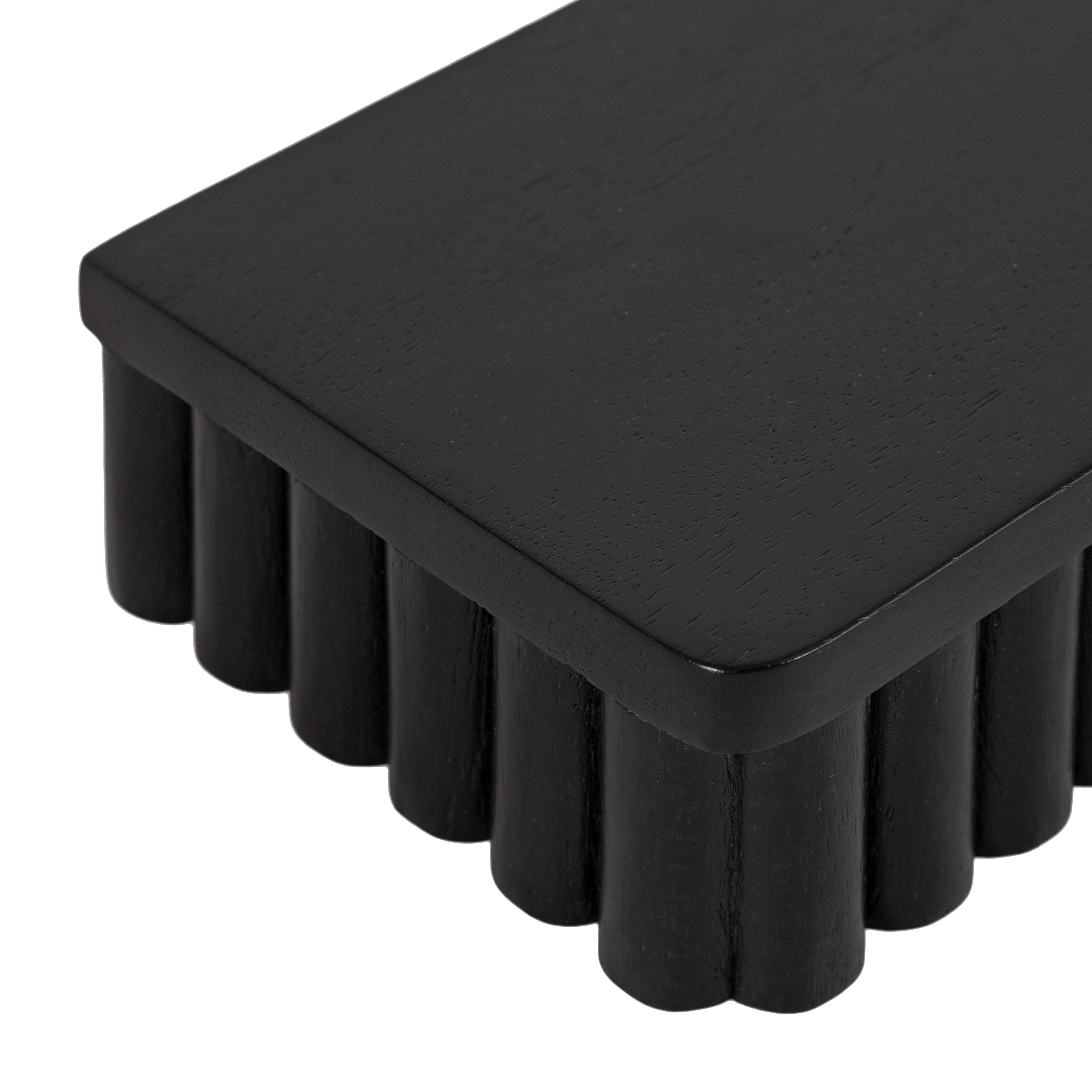 Floating Shelf Black 2 Piece 20" 3