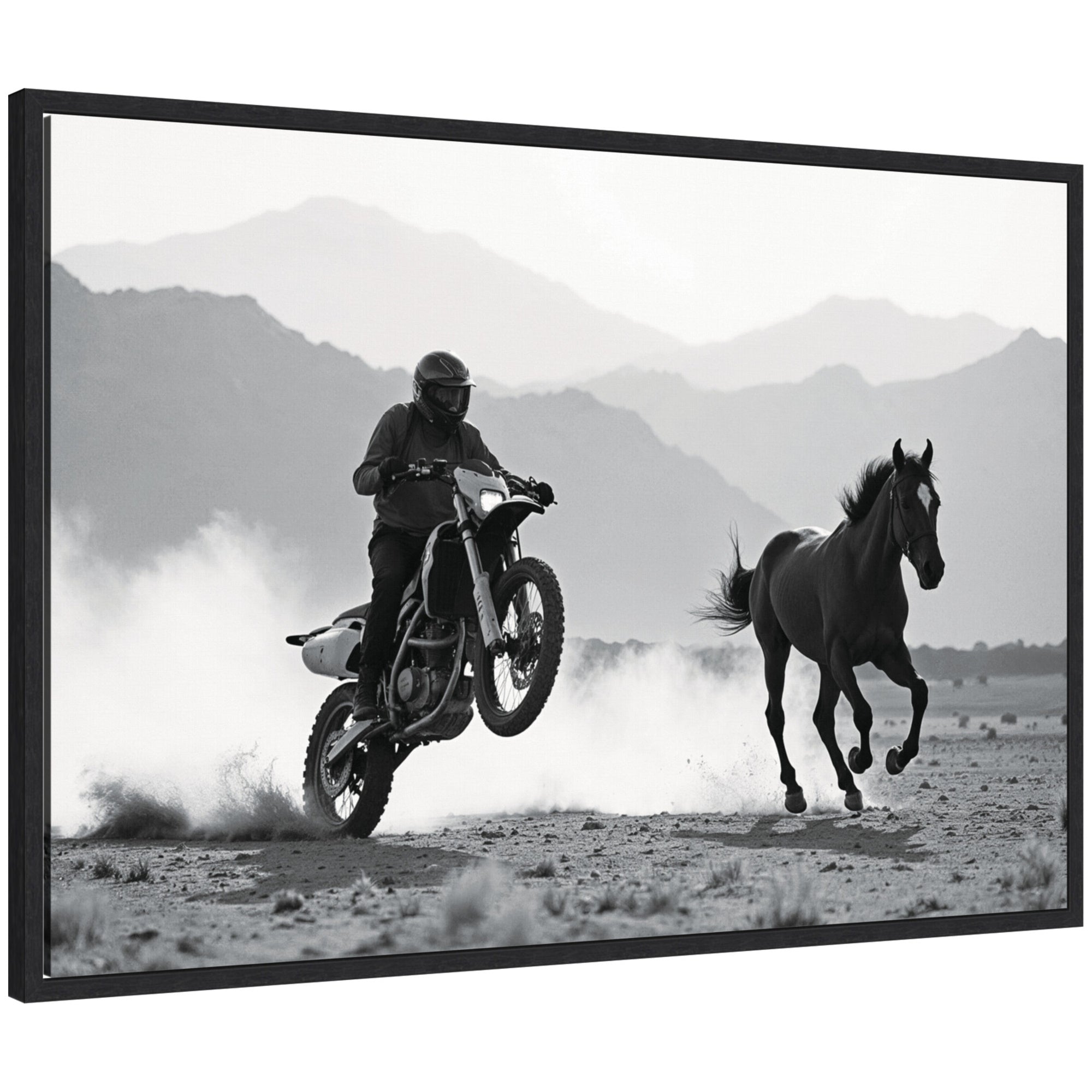 Framed Canvas Sylvie Black 33x23 1