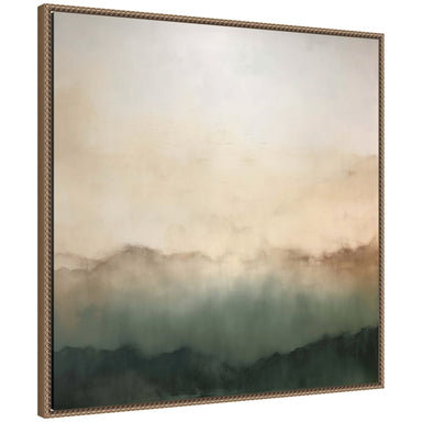Framed Canvas 30x30 Sylvie Beaded Dark Gold 1