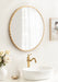 Round Mirror Gold 26x26 6
