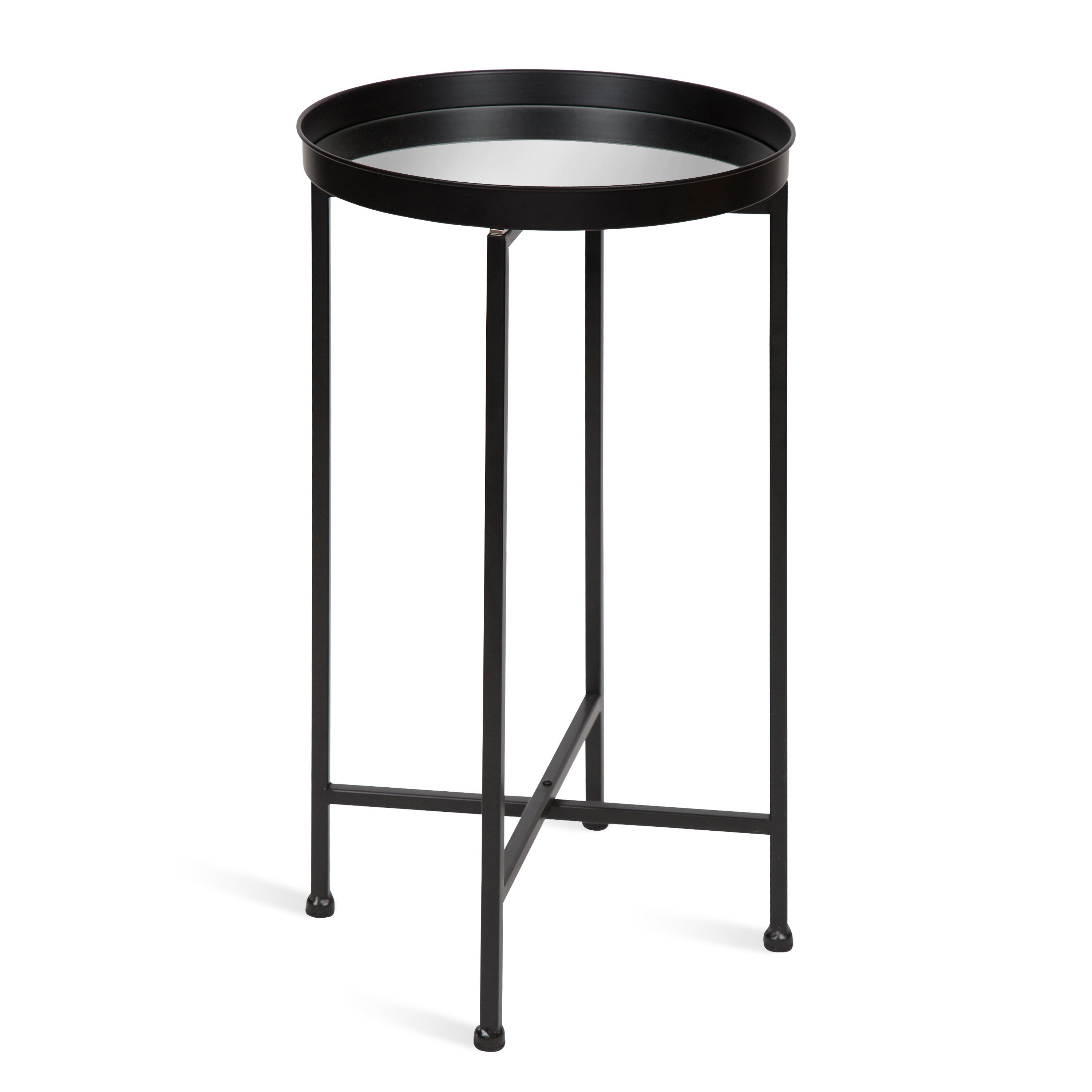 Tea Table Black Mirror 14x14x26 1