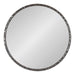 Round Mirror Pewter 26x26 5
