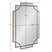 Scallop Mirror 24x36 Bronze 5