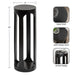 Drink Table Black 8x8x23 2