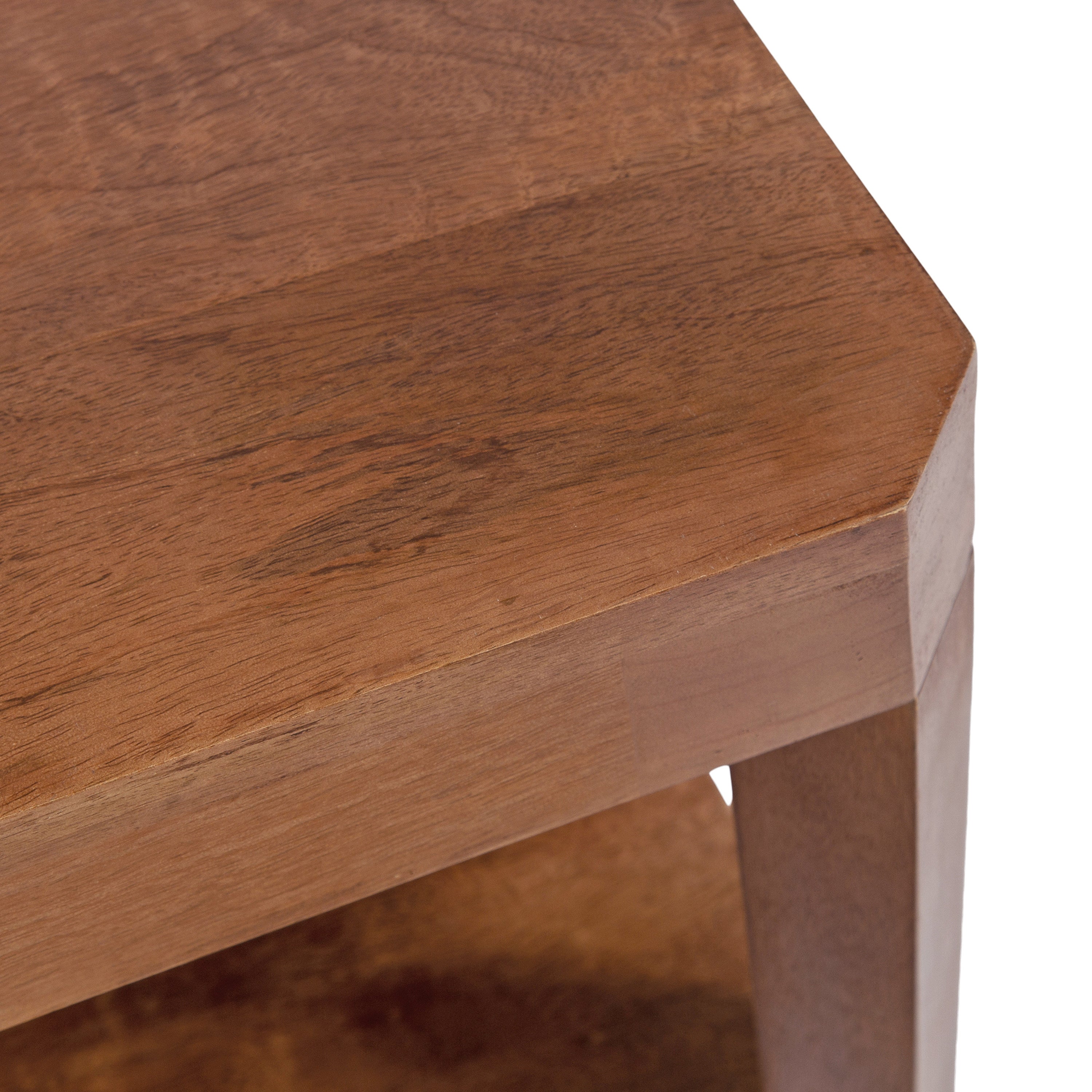 Coffee Table Walnut Brown 26x26x18 3