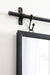 Functional Mirror Black Rustic Brown 24x39 8