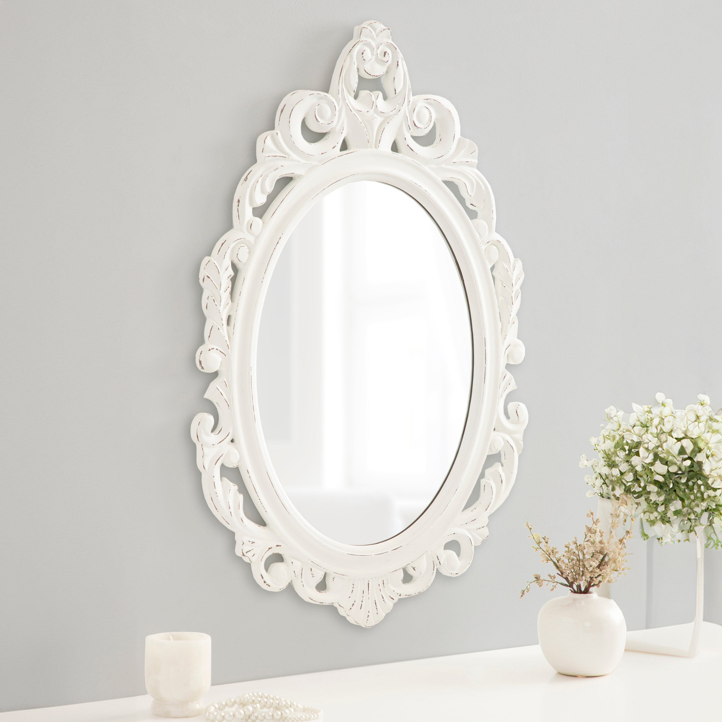 Oval White 20x32 6