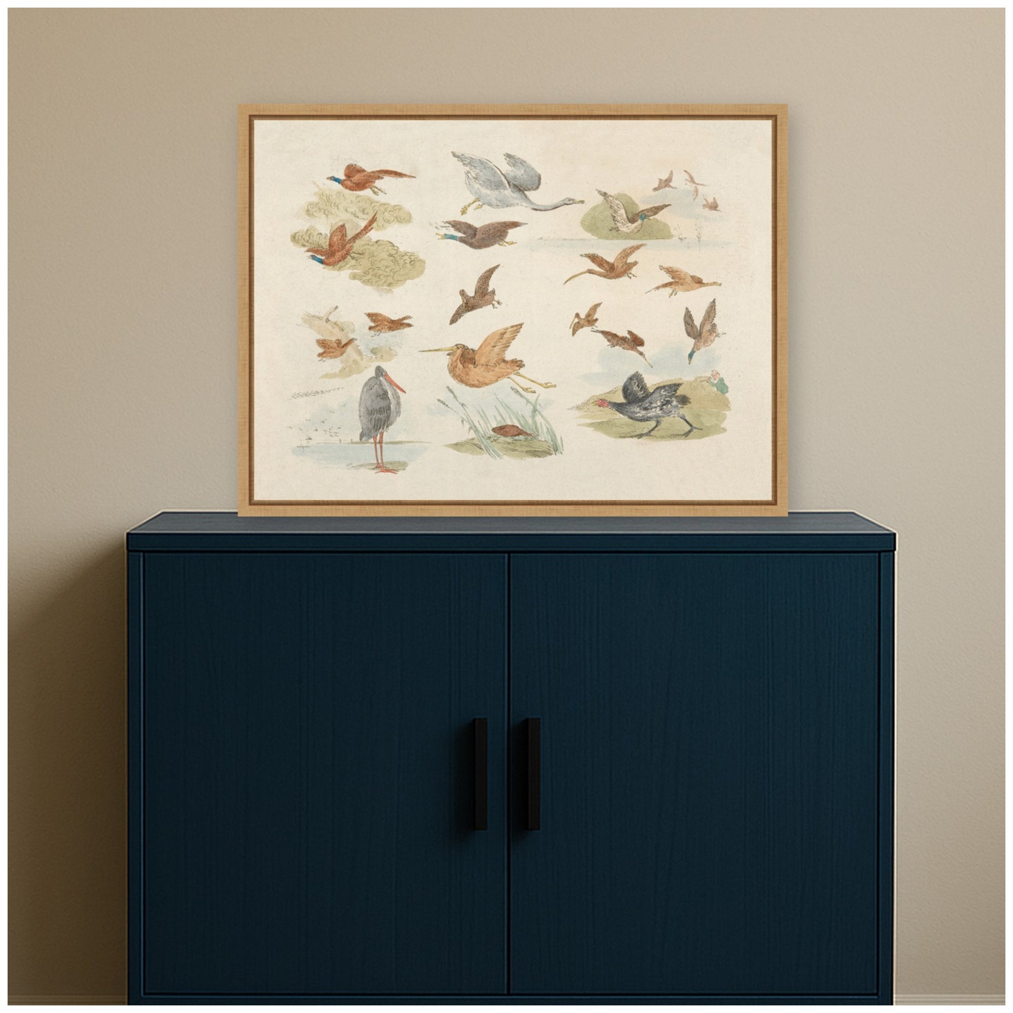 Framed Canvas 24x18 Sylvie Natural 7