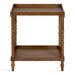 Side Table 22x14x26 Rustic Brown 3