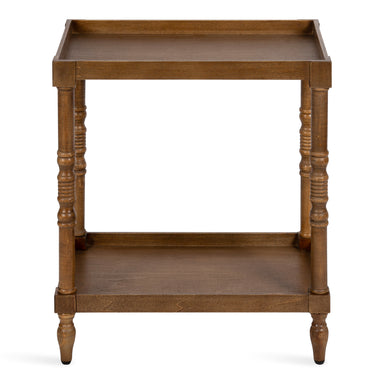 Side Table Rustic Brown 22x14x26 3