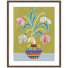 Framed Art Snowdrops the January Birth Flower by Rachel Lee