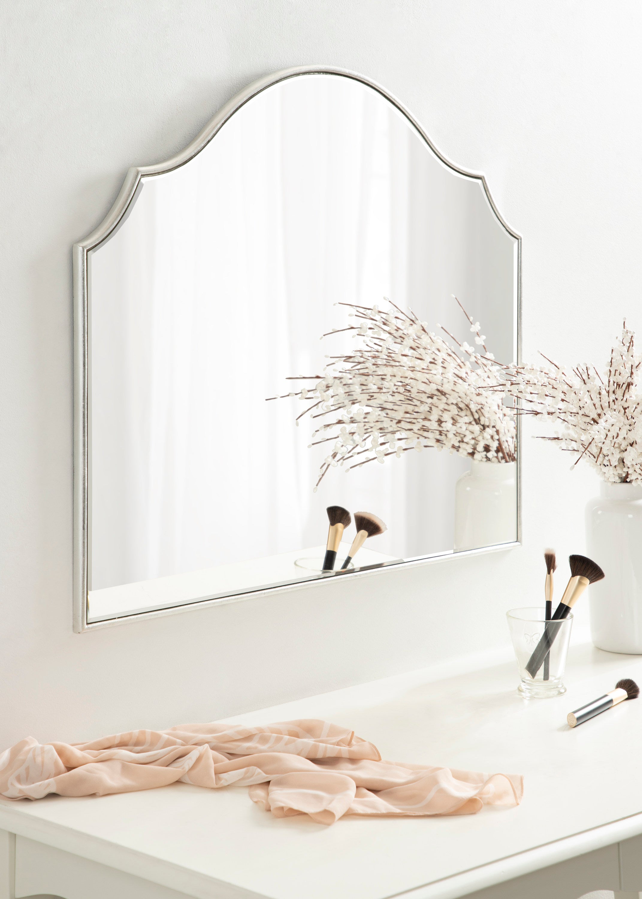 Arch Mirror Silver 32x28 7
