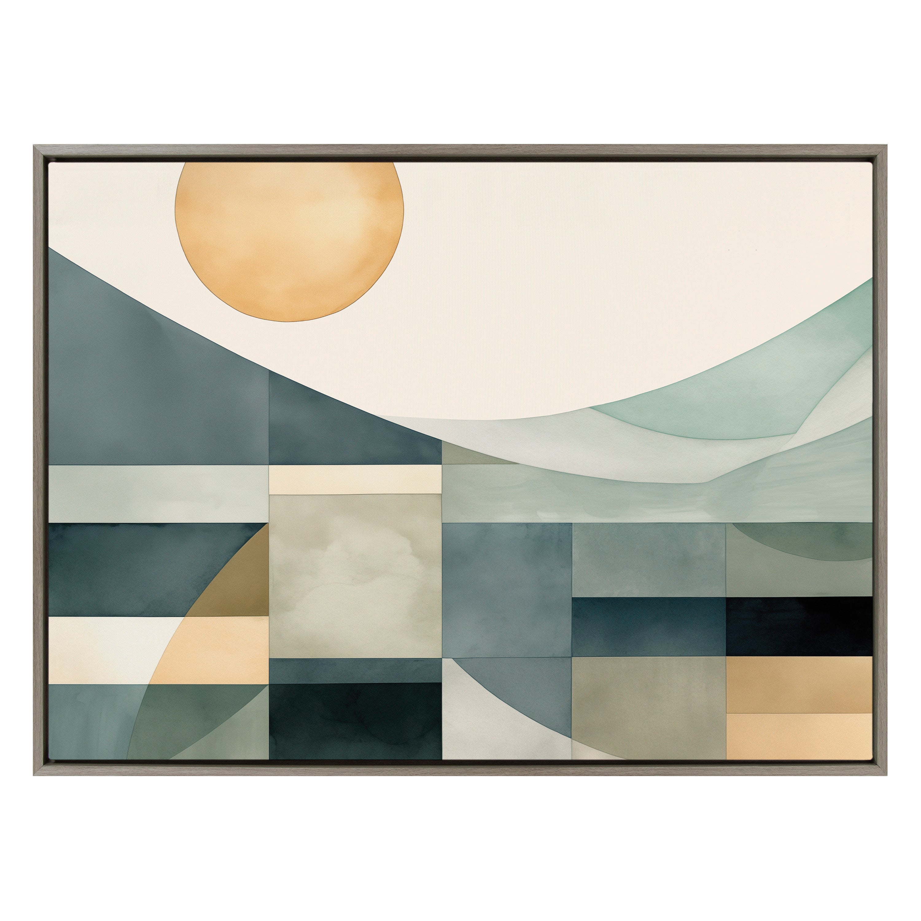 Framed Canvas 31.5x41.5 Sylvie Graywash 2