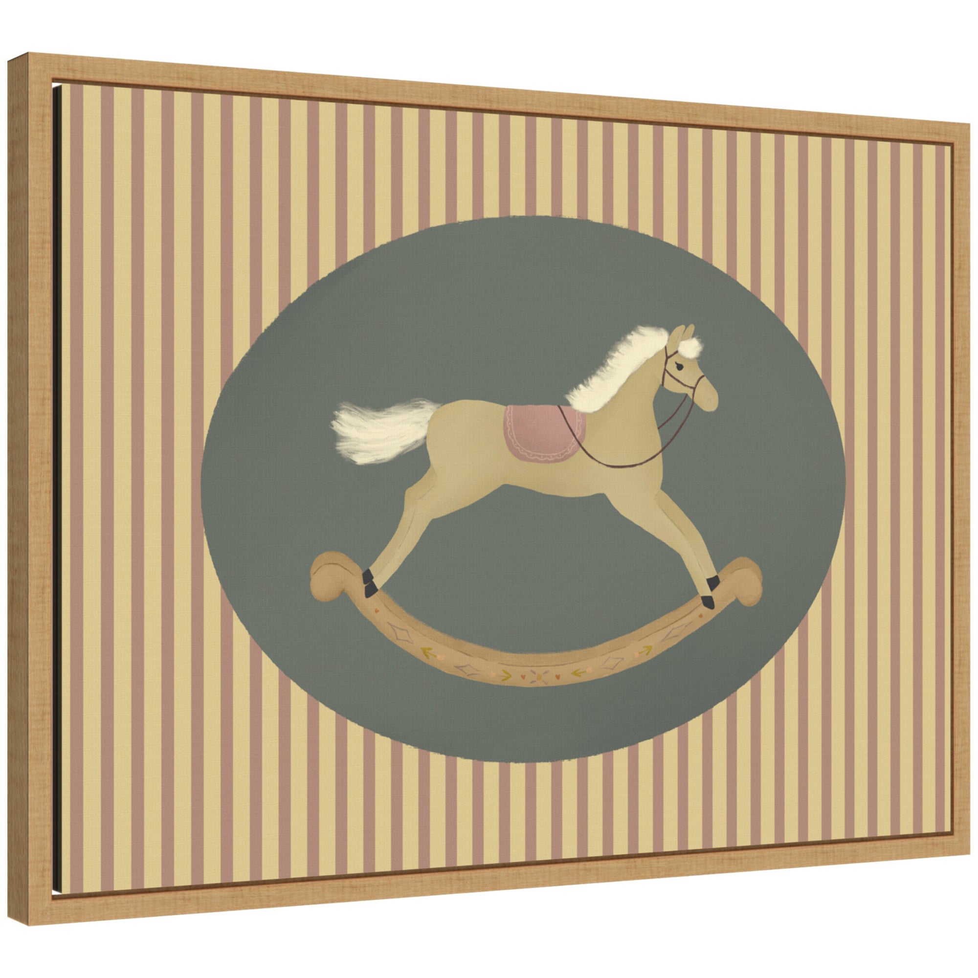 Framed Canvas 24x18 Sylvie Natural 1