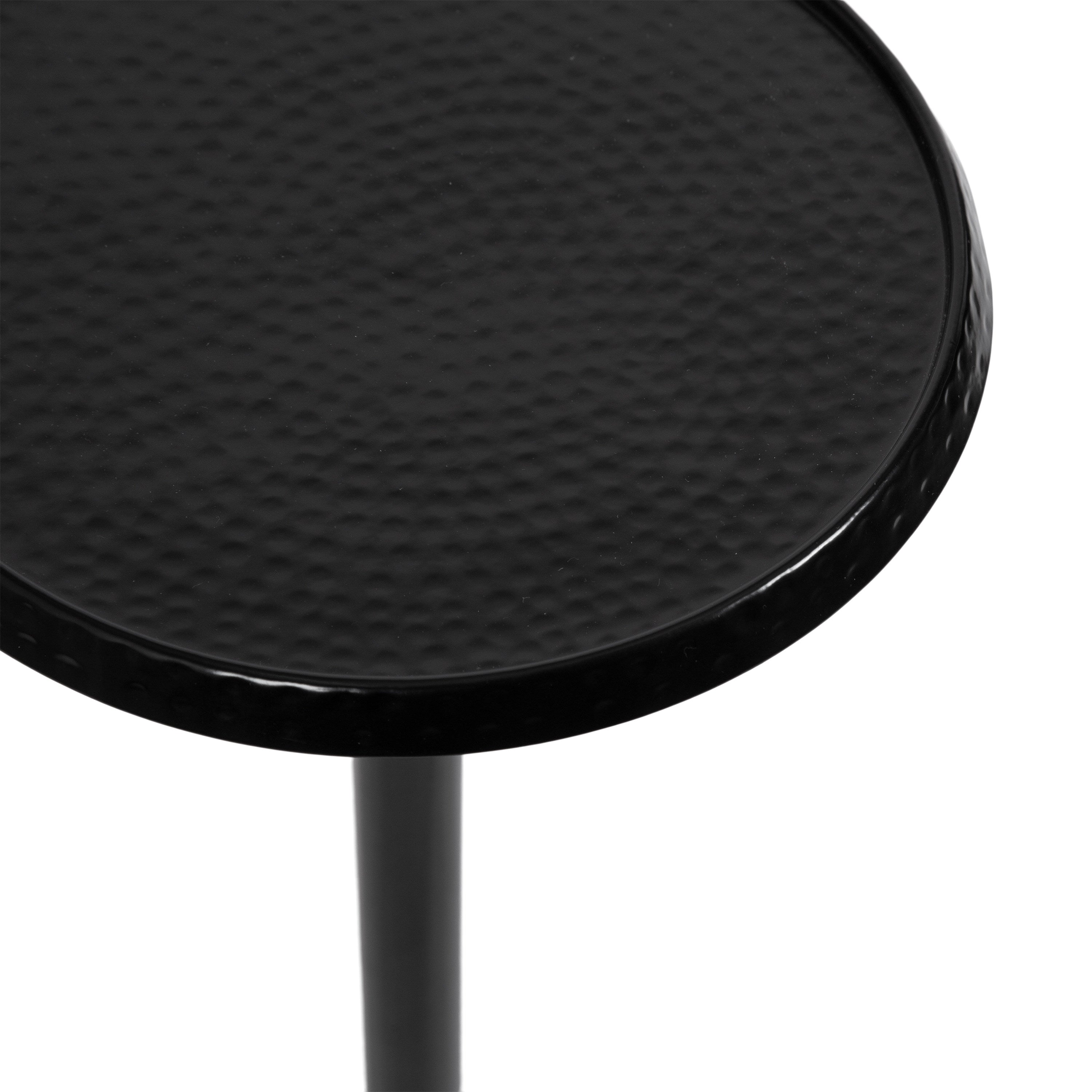 Drink Table Black 9x9x23 4