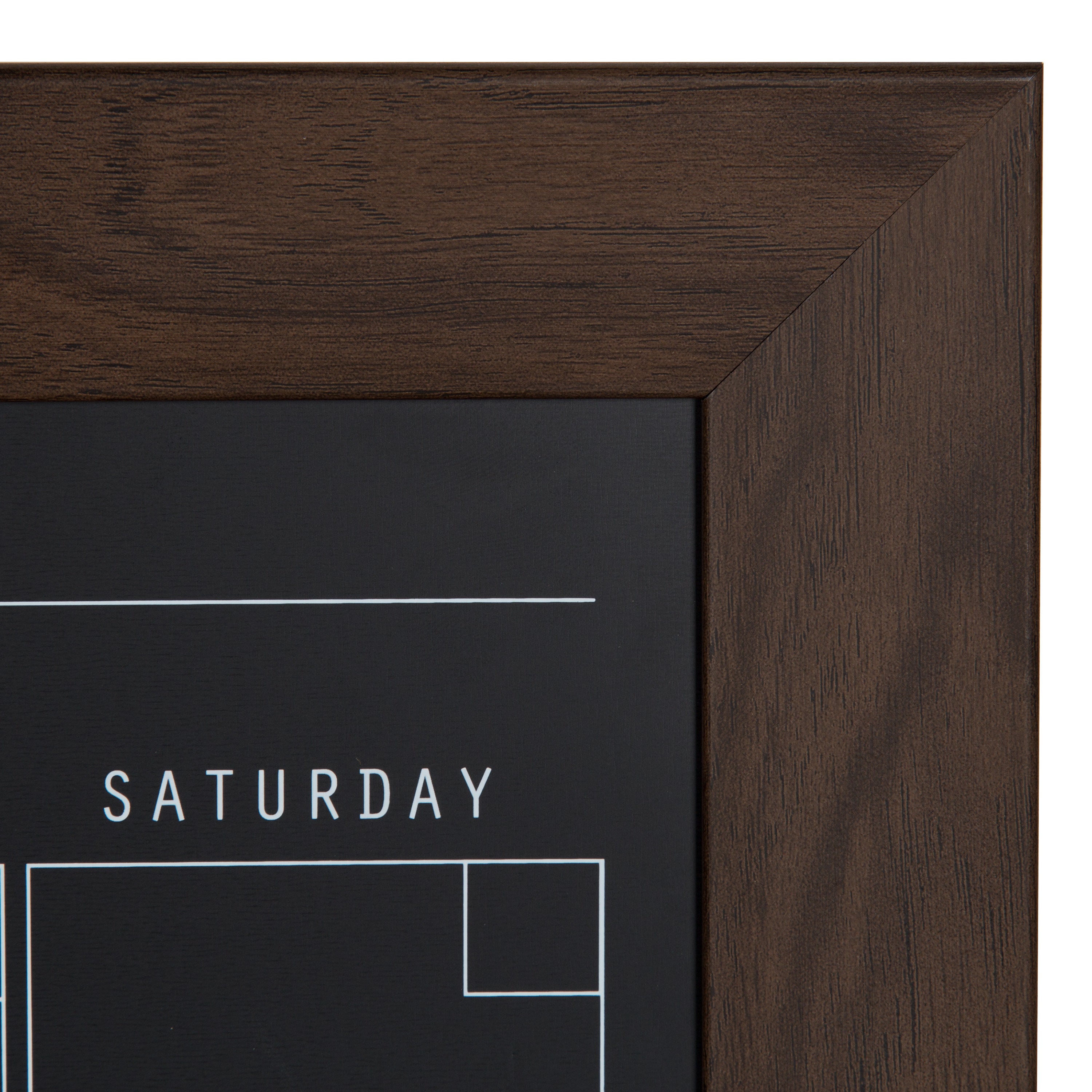 Monthly Calendars Walnut Brown 18x27 3