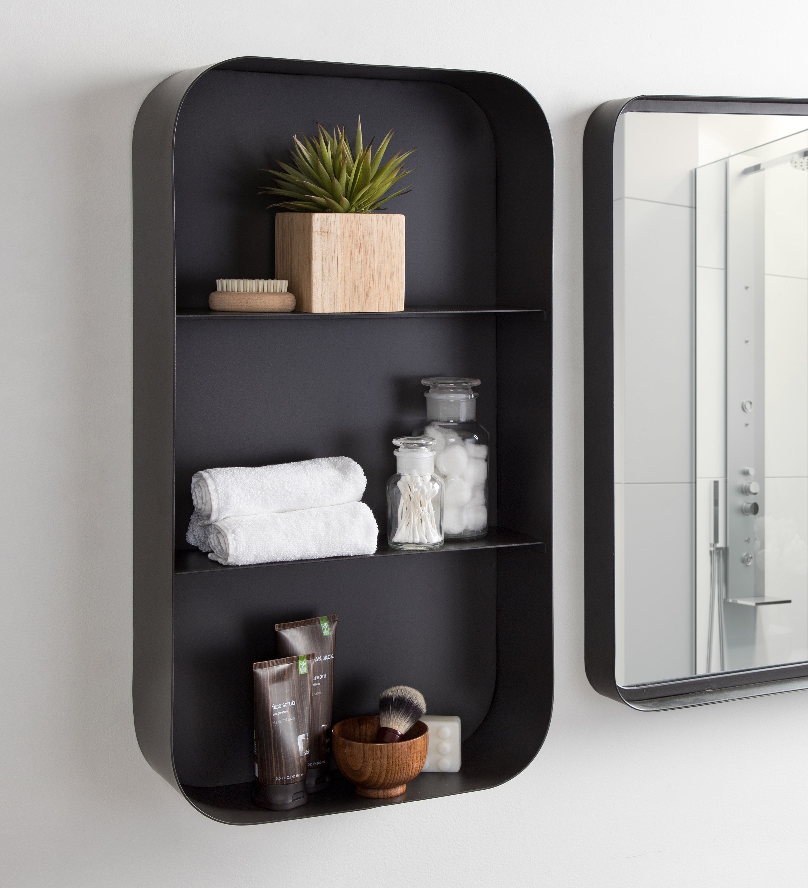 Accent Shelf Gray 16x28 7