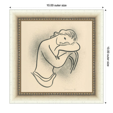 Mounted Canvas 10x10 Belmont Distress White 2