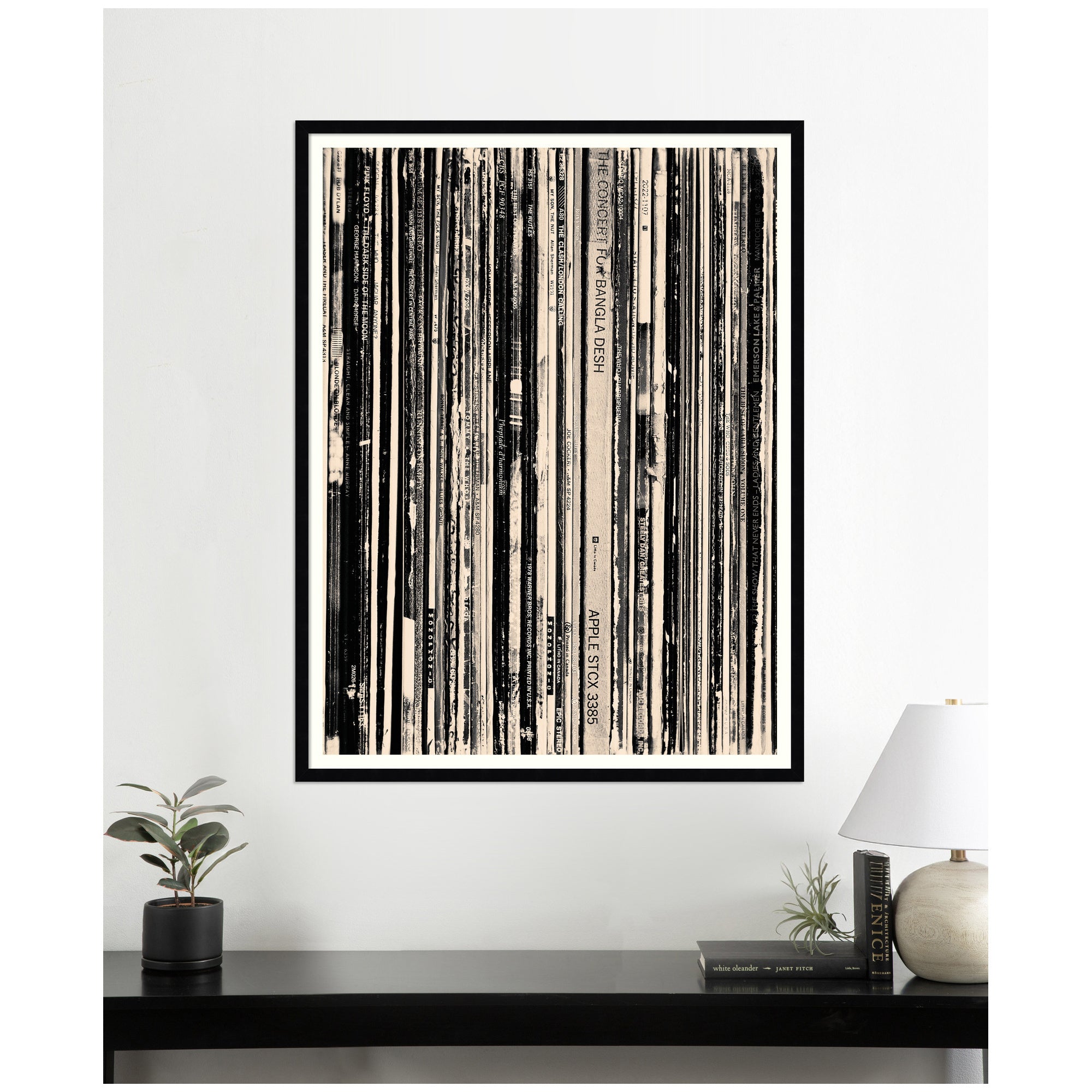 Framed Art Svelte Noir Black 32x41 7