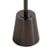 Side Table Mirror Pewter 14x14x24 4