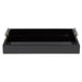 Single Tray Black Silver 17x13 2