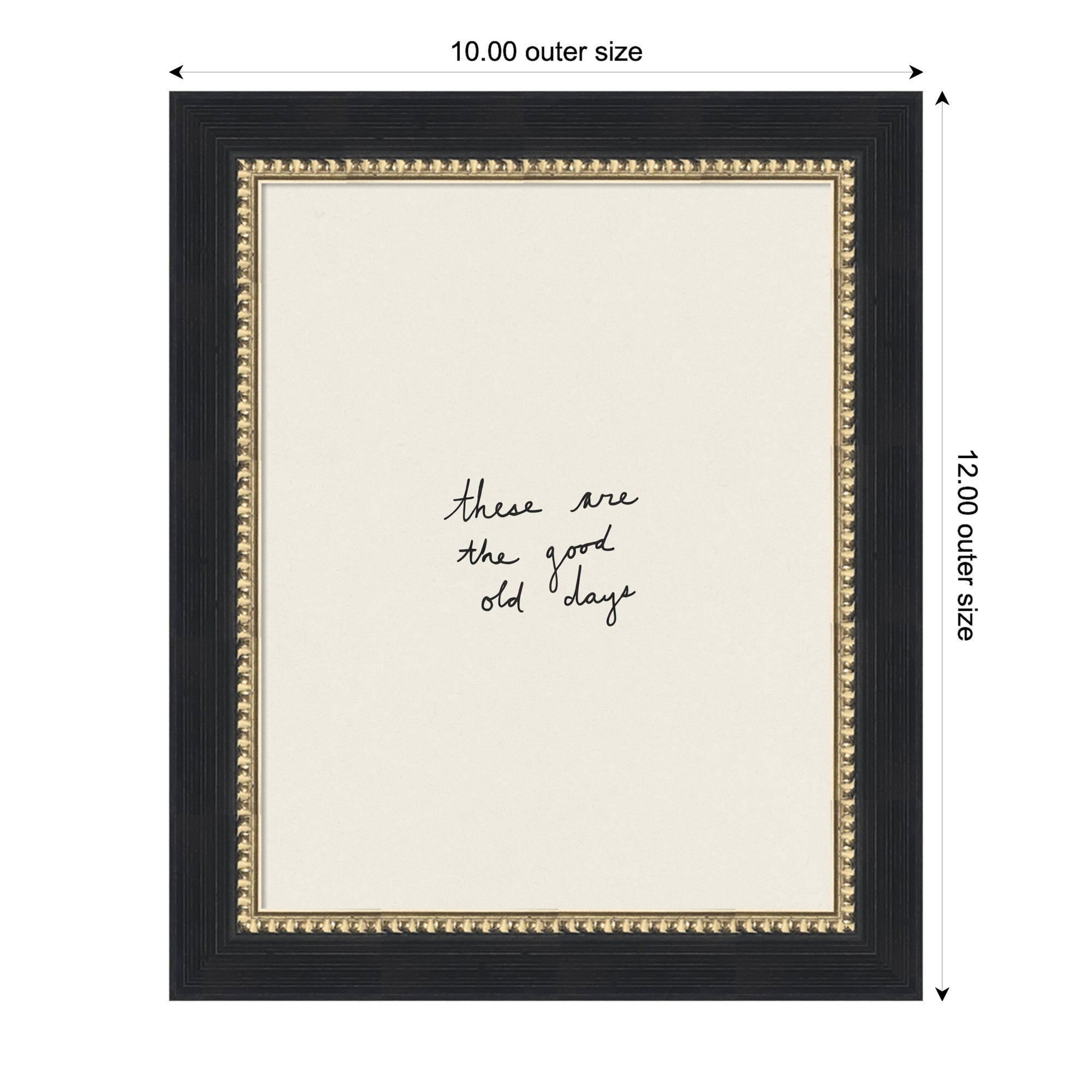 Mounted Canvas 10x12 Belmont Black 6