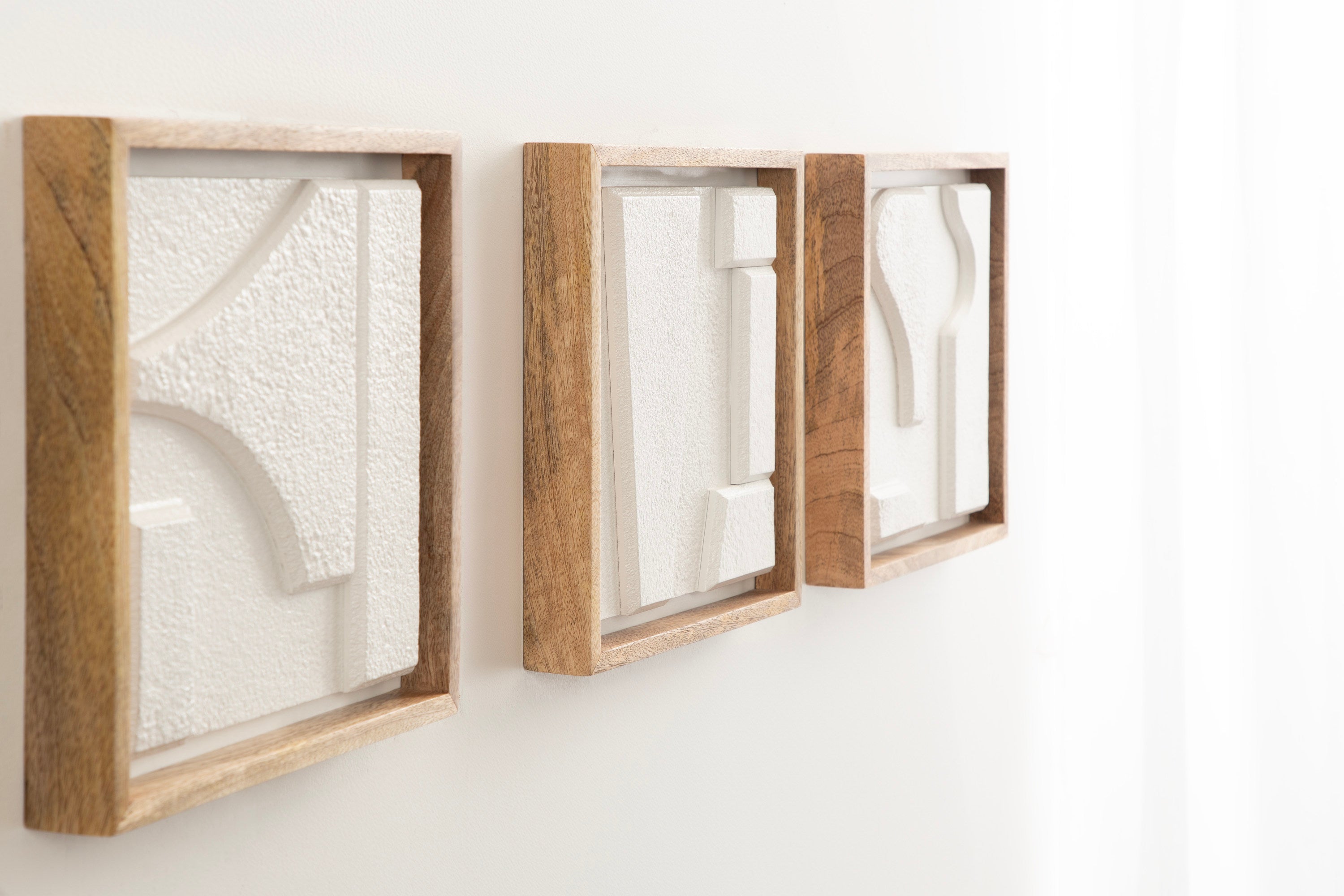 Art Set White Natural 3 Piece 7
