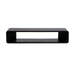 Floating Console Table Black 30x7x7 5