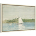Mounted Canvas 38x26 Belmont Distress White 7