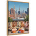 Framed Canvas Sylvie Natural 18x24 1