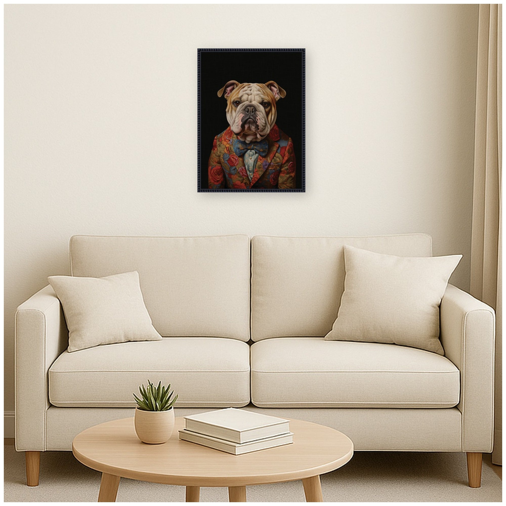 Framed Canvas 18x24 Sylvie Beaded Black 5