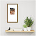 Wall Frame Belvedere Bronze 10x18 matted to 5x7 5