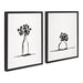 Art Set Sylvie Black 2 Piece Set 18x24 2