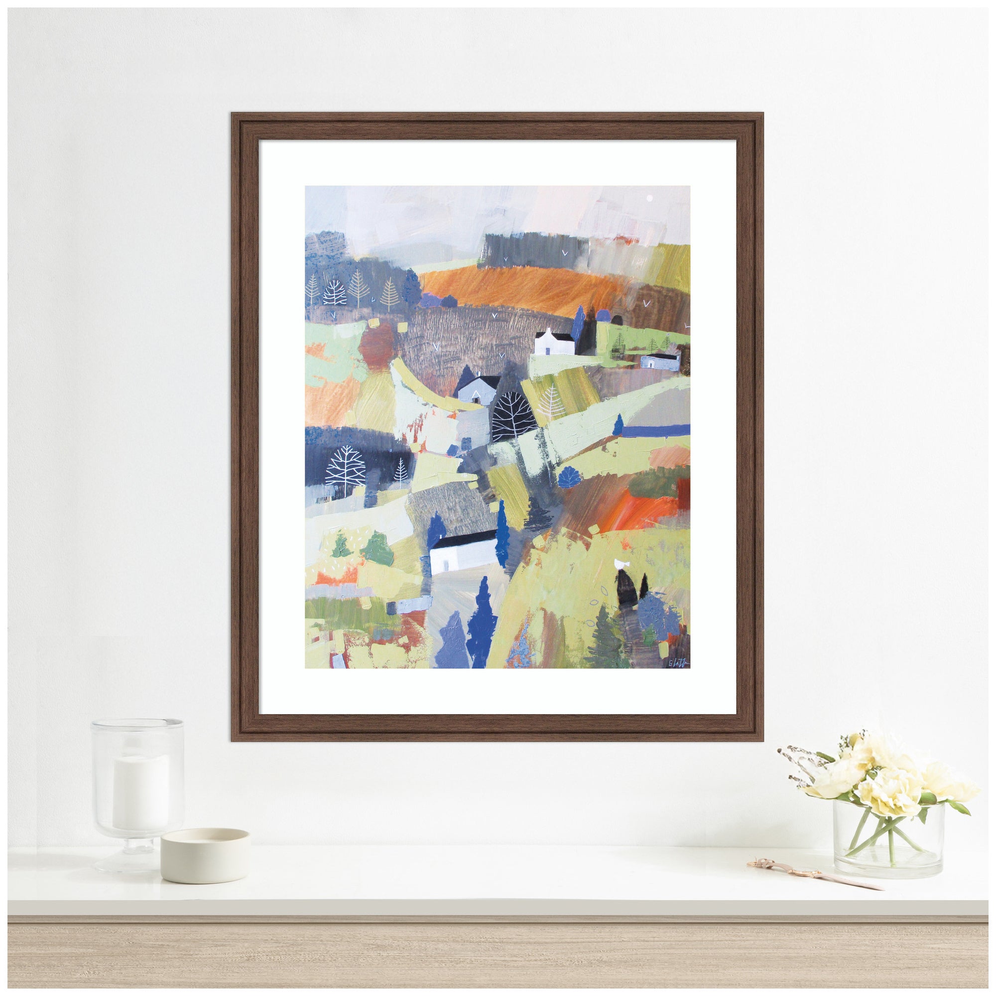 Framed Art Worlds View by Giuliana Lazzerini